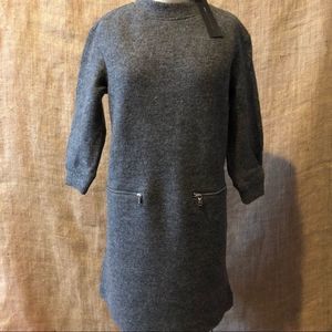 Marc by Marc Jacobs Charcoal Wool Blend Dress XS